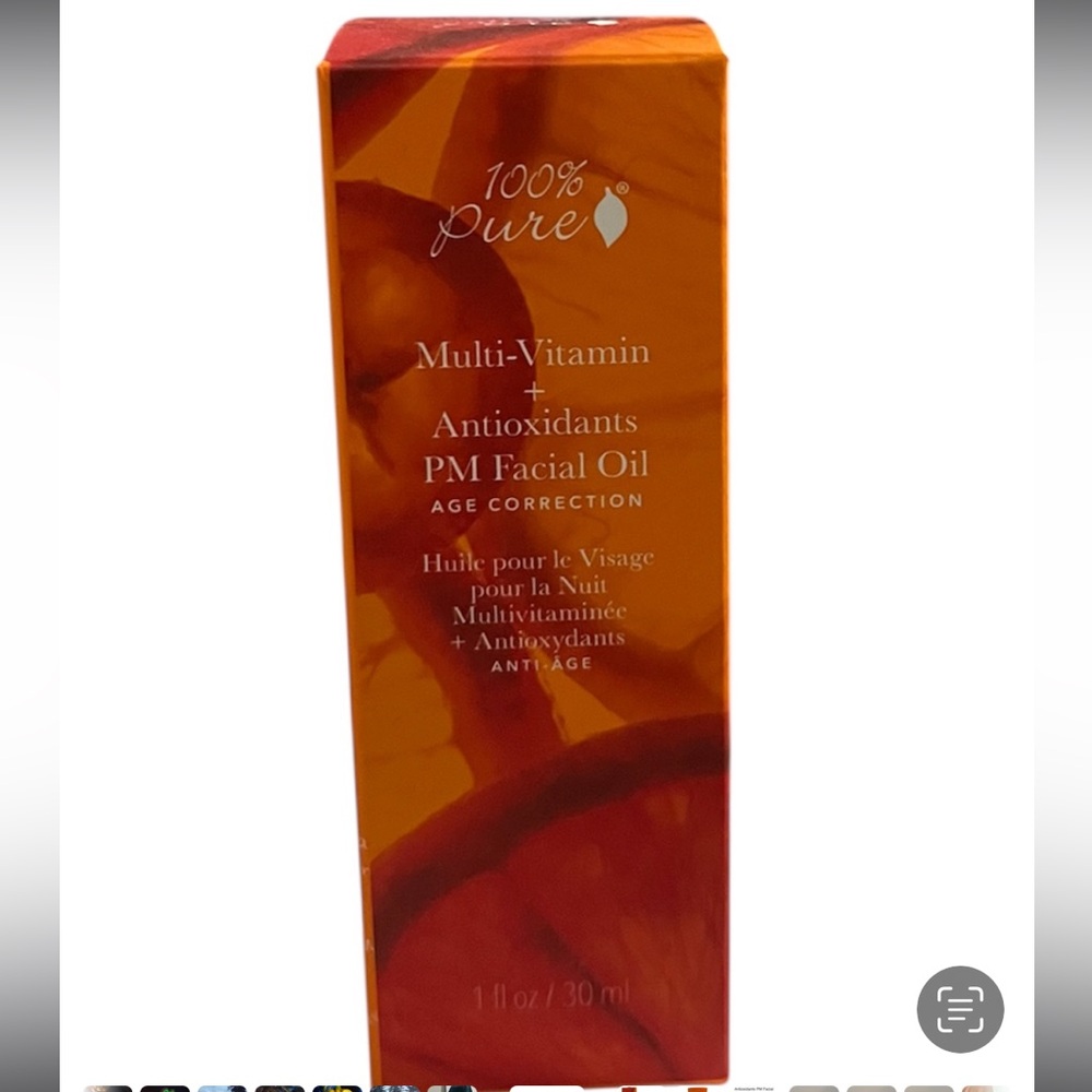 100% Pure Multi-Vitamin PM Facial Oil - Vibrant Orange